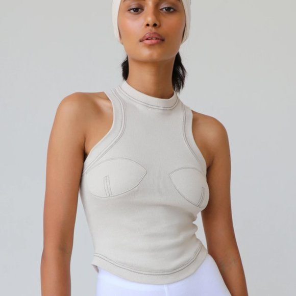 Tops - Racerback Contrast Stitch Tank